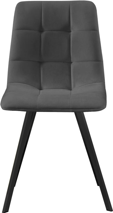 Annie Grey Velvet Dining Chair - Just Furniture (PA) - Multi Location