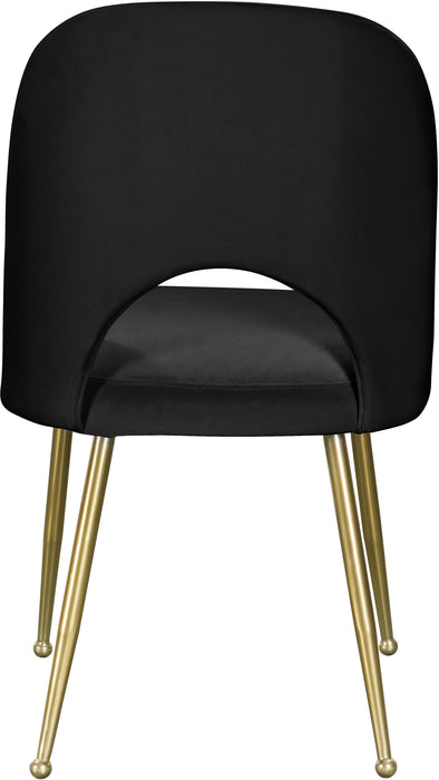 Logan Black Velvet Dining Chair - Just Furniture (PA) - Multi Location