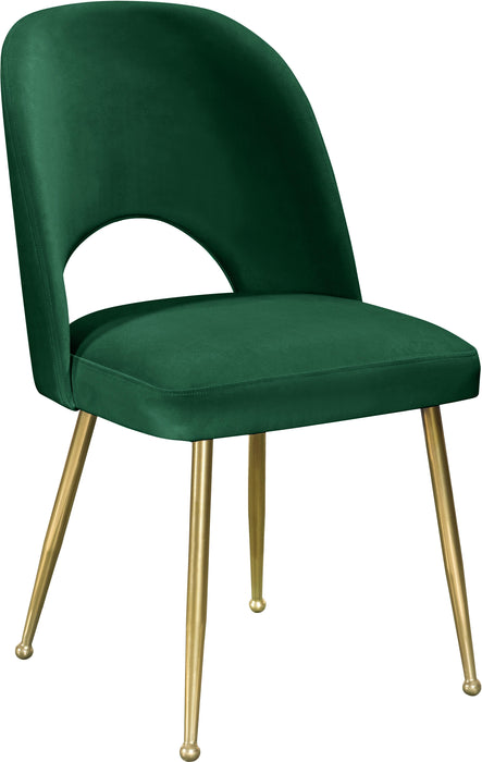 Logan Green Velvet Dining Chair - Just Furniture (PA) - Multi Location