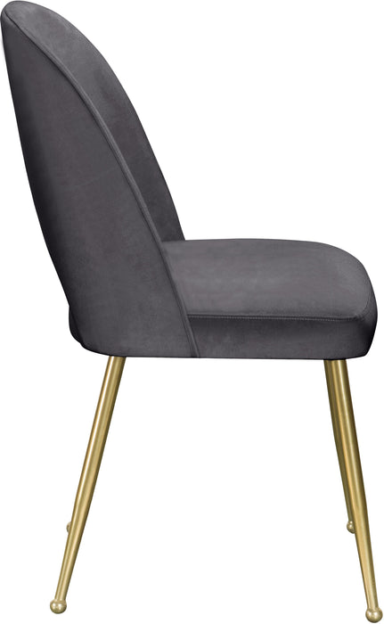 Logan Grey Velvet Dining Chair - Just Furniture (PA) - Multi Location