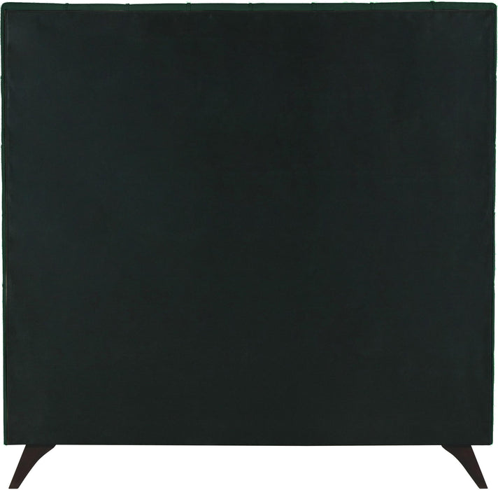 Elly Green Velvet Queen Bed - Just Furniture (PA) - Multi Location