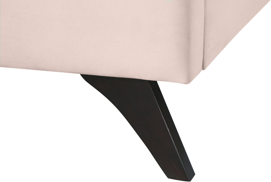 Elly Pink Velvet Full Bed - Just Furniture (PA) - Multi Location