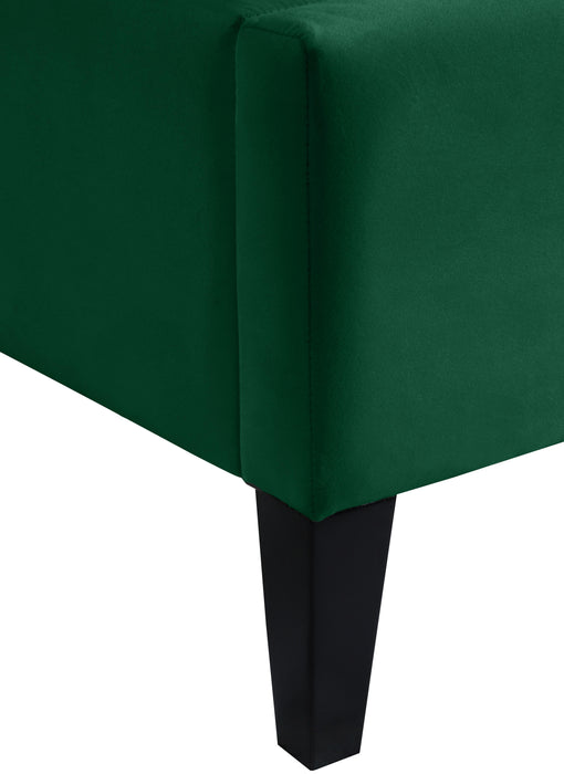 Fritz Green Velvet King Bed - Just Furniture (PA) - Multi Location