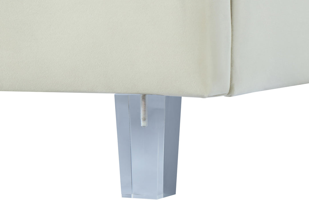 Rainbow Cream Velvet Twin Bed - Just Furniture (PA) - Multi Location