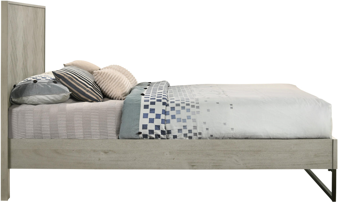 Weston Grey Stone Queen Bed (3 Boxes) - Just Furniture (PA) - Multi Location