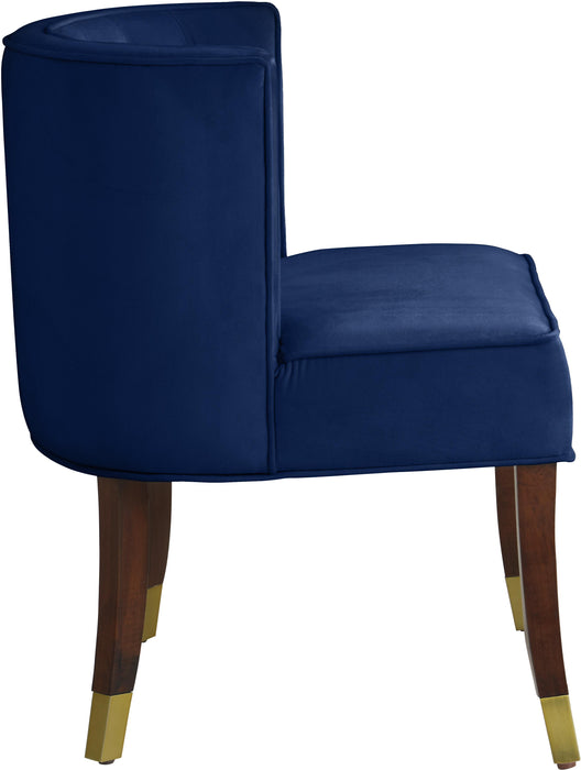 Perry Navy Velvet Dining Chair - Just Furniture (PA) - Multi Location