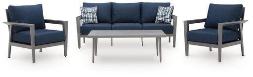 Gali Outdoor Sofa/Chairs/Table Set (Set of 4) - Just Furniture (PA) - Multi Location