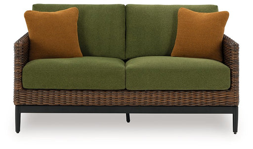 Horizon Hall Outdoor Loveseat with Cushion - Just Furniture (PA) - Multi Location