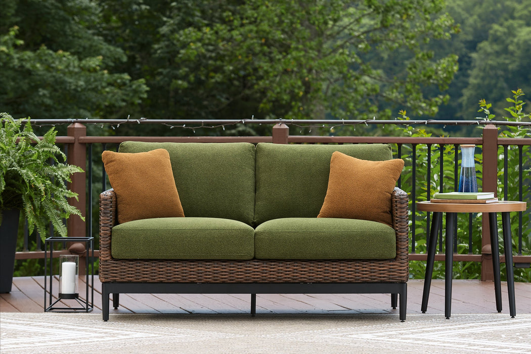 Horizon Hall Outdoor Loveseat with Cushion - Just Furniture (PA) - Multi Location