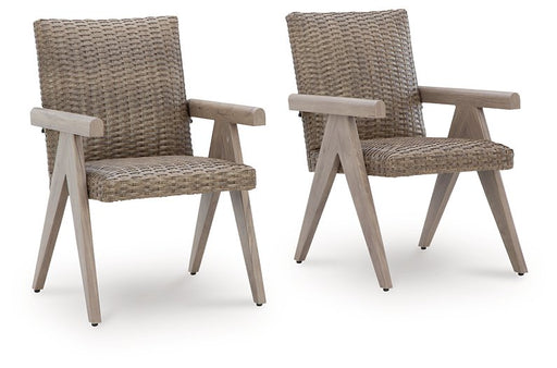 Cliff Trails Outdoor Arm Chair (Set of 2) - Just Furniture (PA) - Multi Location