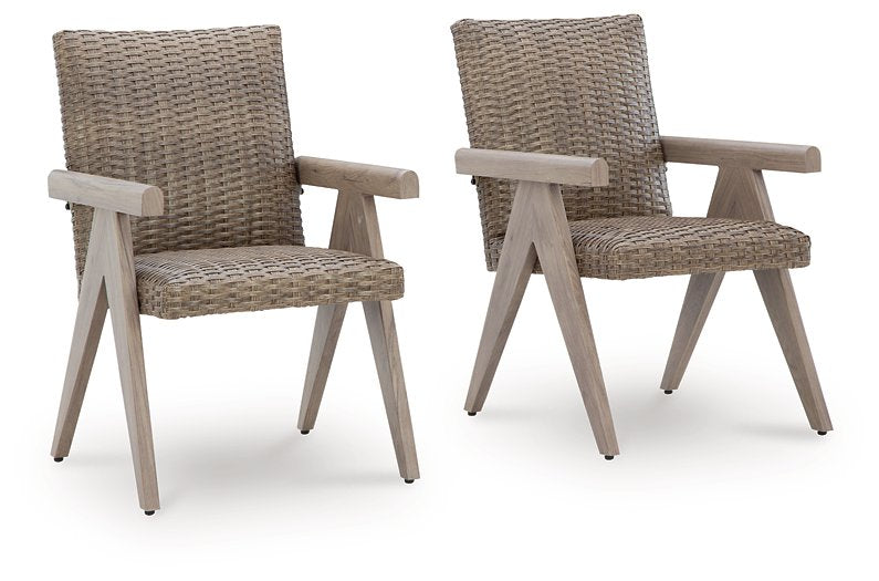 Cliff Trails Outdoor Arm Chair (Set of 2) - Just Furniture (PA) - Multi Location
