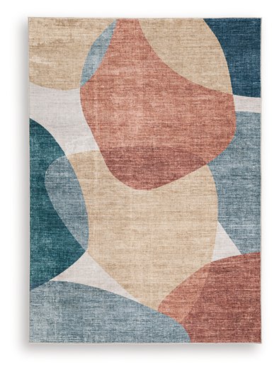 Chanleigh Washable 5' x 7' Area Rug - Just Furniture (PA) - Multi Location