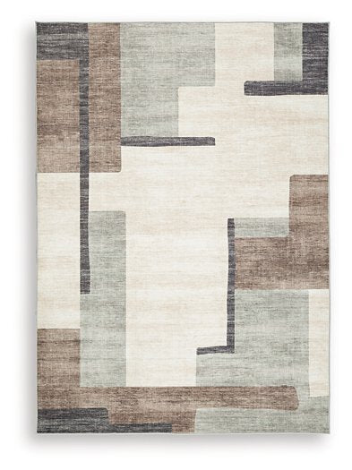 Larkport Washable Area Rug - Just Furniture (PA) - Multi Location