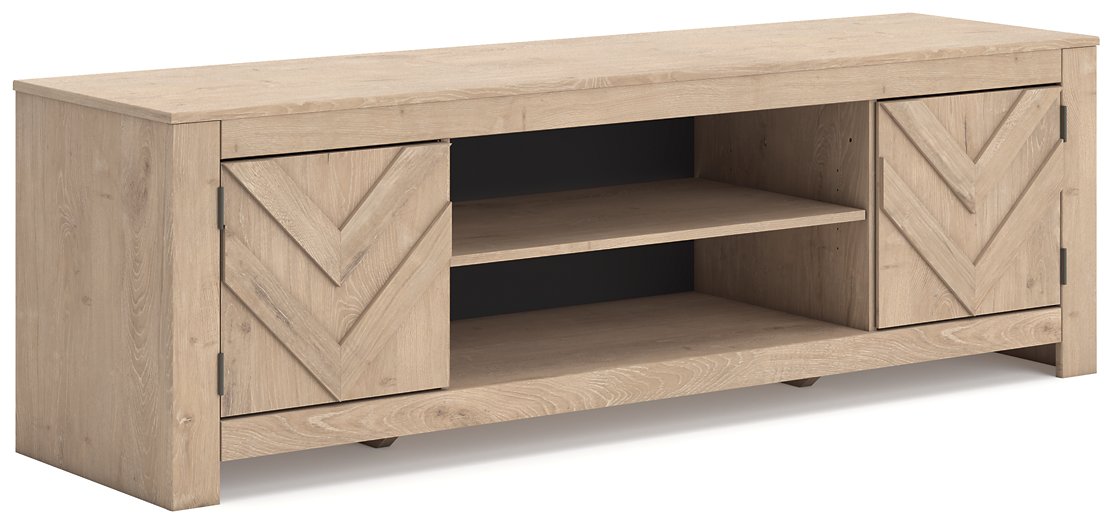 Cayboni 71" TV Stand with Electric Fireplace - Just Furniture (PA) - Multi Location