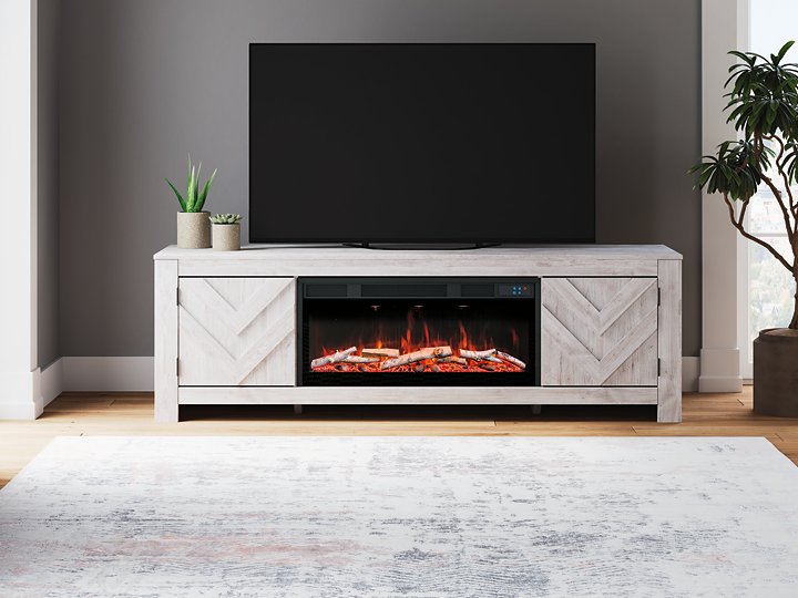 Cayboni 71" TV Stand with Electric Fireplace - Just Furniture (PA) - Multi Location