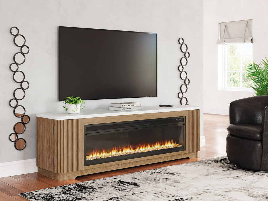 Camdill 80" TV Stand with Electric Fireplace - Just Furniture (PA) - Multi Location