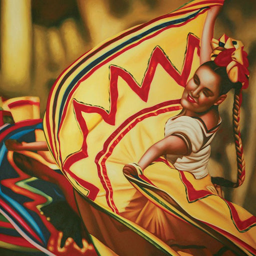 Danza Folklorica Printed Canvas Painting - Just Furniture (PA) - Multi Location