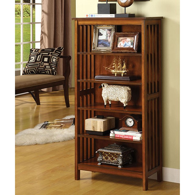 Valencia I Antique Oak Media Shelf - Just Furniture (PA) - Multi Location