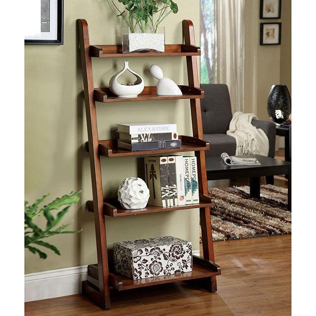 Lugo Antique Oak Ladder Shelf - Just Furniture (PA) - Multi Location