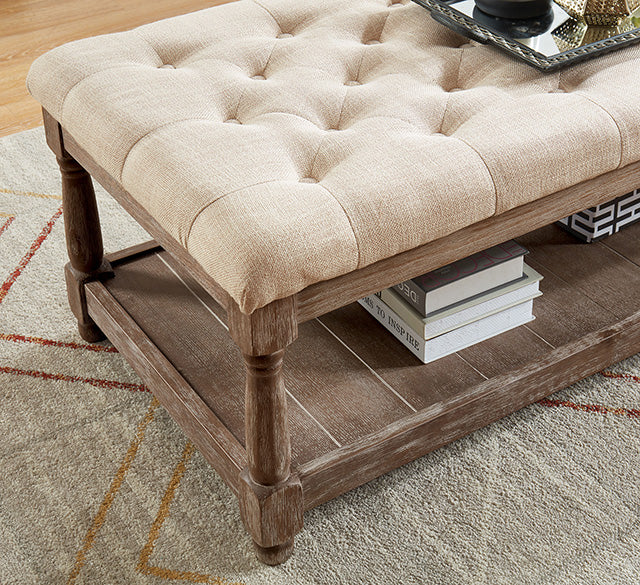 Tanya Beige Bench - Just Furniture (PA) - Multi Location