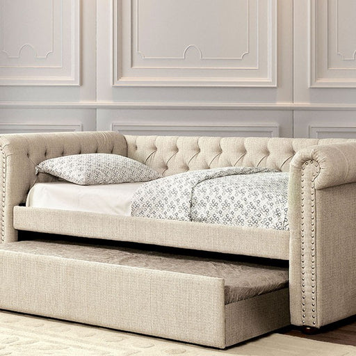 Leanna Daybed w Trundle Beige - Just Furniture (PA) - Multi Location
