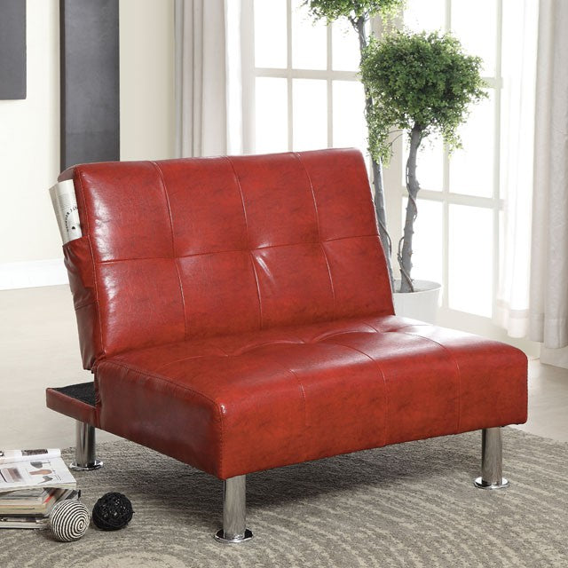 Bulle Chair Grey & Red - Just Furniture (PA) - Multi Location
