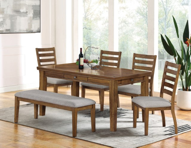 Rapidview 6 Pc Dining Table Set with Bench - Just Furniture (PA) - Multi Location