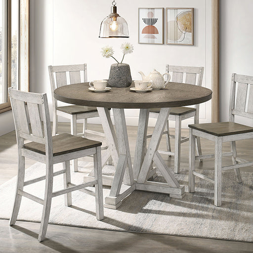 Dakota 5 Pc Counter Ht Table Set - Just Furniture (PA) - Multi Location
