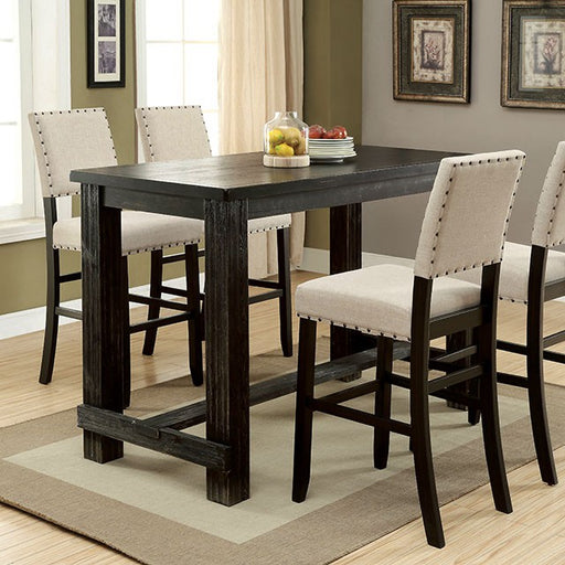 Sania 5 Pc Bar Table Set Black - Just Furniture (PA) - Multi Location