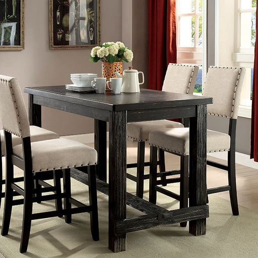 Sania 4 Pc Counter Ht Table Set with Bench - Just Furniture (PA) - Multi Location