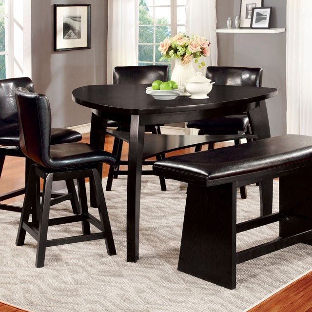 HURLEY Black Counter Ht. Table - Just Furniture (PA) - Multi Location