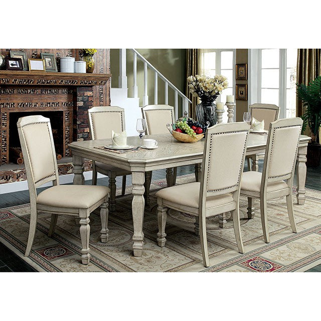 HOLCROFT Antique White/Ivory Side Chair (2/CTN) - Just Furniture (PA) - Multi Location