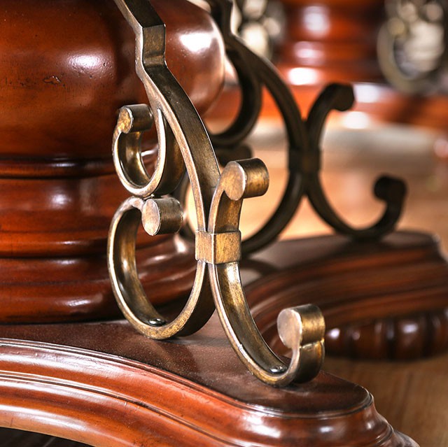 Lucie Brown Cherry Dining Table - Just Furniture (PA) - Multi Location