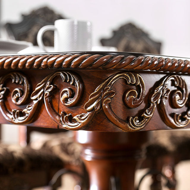 Lucie Brown Cherry Dining Table - Just Furniture (PA) - Multi Location