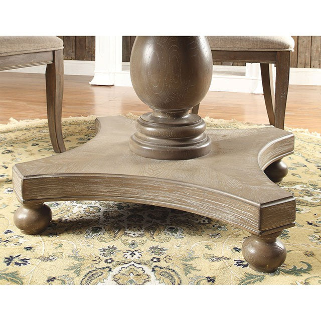 Kathryn Rustic Dark Oak Round Dining Table, Rustic Oak - Just Furniture (PA) - Multi Location