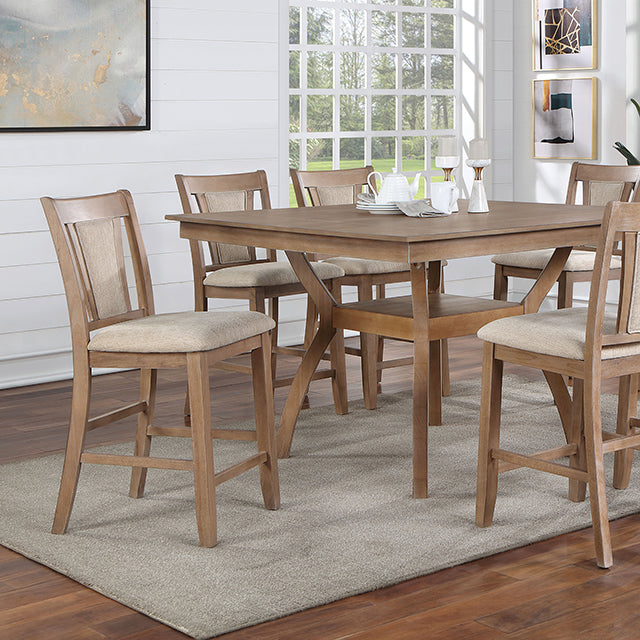 Upminster 7 Pc Counter Ht Table Set - Just Furniture (PA) - Multi Location
