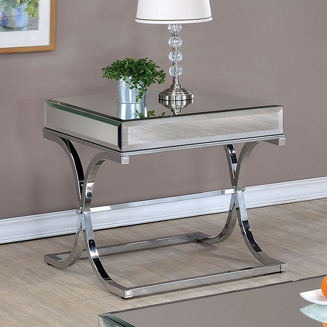 SUNDANCE Chrome End Table, Chrome - Just Furniture (PA) - Multi Location
