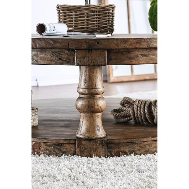 Mika Antique Oak End Table - Just Furniture (PA) - Multi Location
