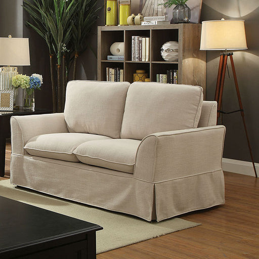 Maxine Love Seat Beige - Just Furniture (PA) - Multi Location