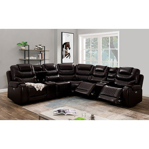 Mariah Power Sectional Brown - Just Furniture (PA) - Multi Location