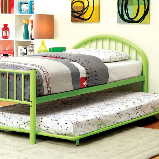 Rainbow Full Bed Black, White, Silver, Black, & Green - Just Furniture (PA) - Multi Location