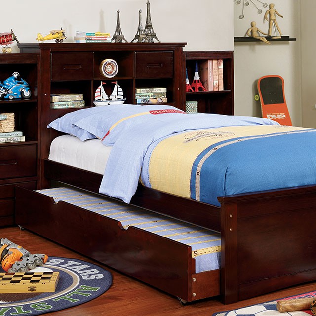 Pearland Twin Bed Cherry - Just Furniture (PA) - Multi Location