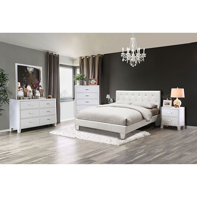 Velen Bed Black & White - Just Furniture (PA) - Multi Location