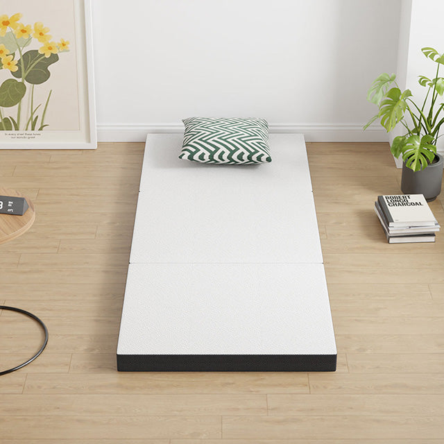 Hollyhock 4" Queen Tri-Fold Memory Foam Topper - Just Furniture (PA) - Multi Location