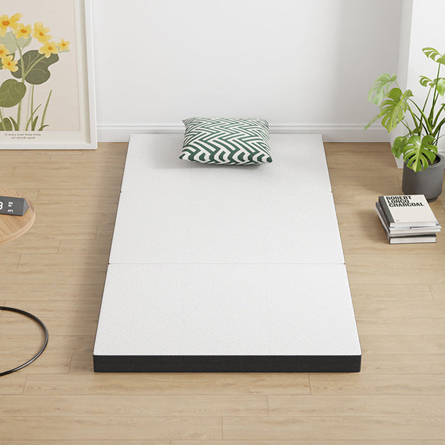 Hollyhock 4" Twin XL Tri-Fold Memory Foam Topper - Just Furniture (PA) - Multi Location