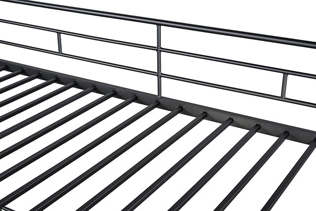 Myles Twin Loft Bed White, Silver & Black - Just Furniture (PA) - Multi Location