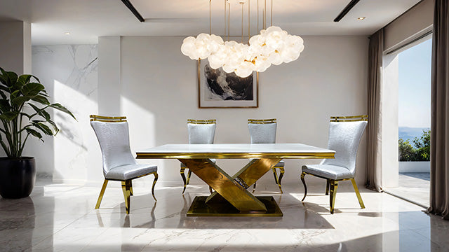 Palazzo Gold Chair (2/CTN) - Just Furniture (PA) - Multi Location