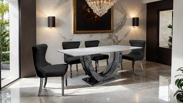 Portanova Silver Chair (2/CTN) - Just Furniture (PA) - Multi Location