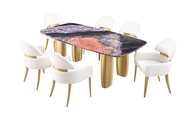 Northolt 7 Pc Dining Table Set - Just Furniture (PA) - Multi Location