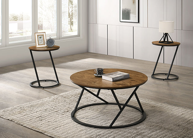 Ronde 3 Pc. Table Set Natural - Just Furniture (PA) - Multi Location